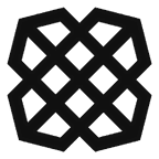 OpenAI logo featuring a black interwoven geometric knot symbol on a white background, representing OpenAI and its artificial intelligence platform.
